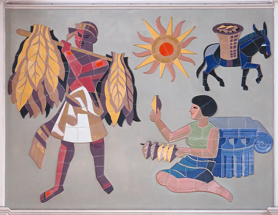 Left side of the Brinkmann-mosaic.