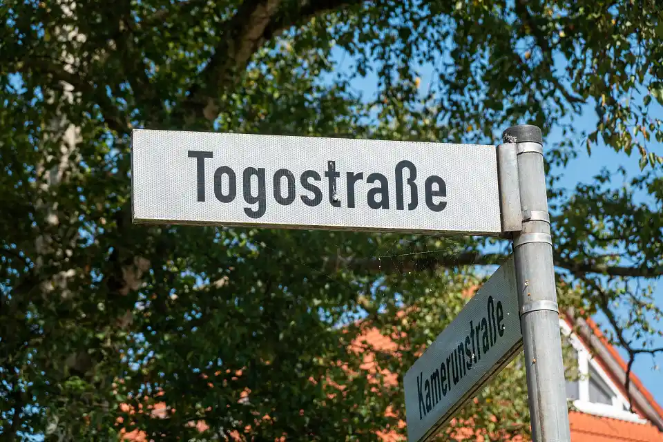 Straßenschild: Togostraße