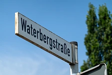 Straßenschild Waterbergstraße