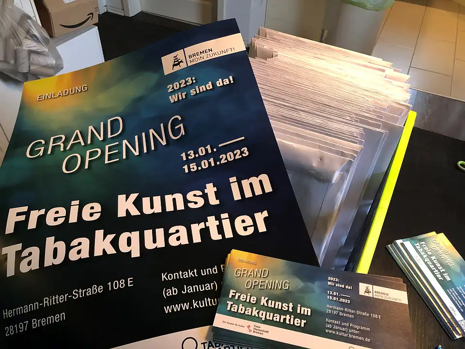 Plakat Grand Opening