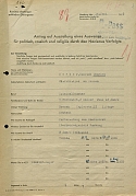 Unterlagen von Charles Gerber (1904-1960) aus dessen Entschädigungsverfahren, StAB 4.54 – E 89. 