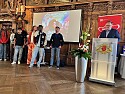 Finanzsenator Björn Fecker bei der Preisverleihung. Foto: LzpB